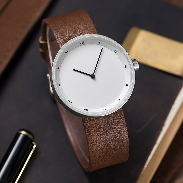 Timeless Alloy Leather Watch 0