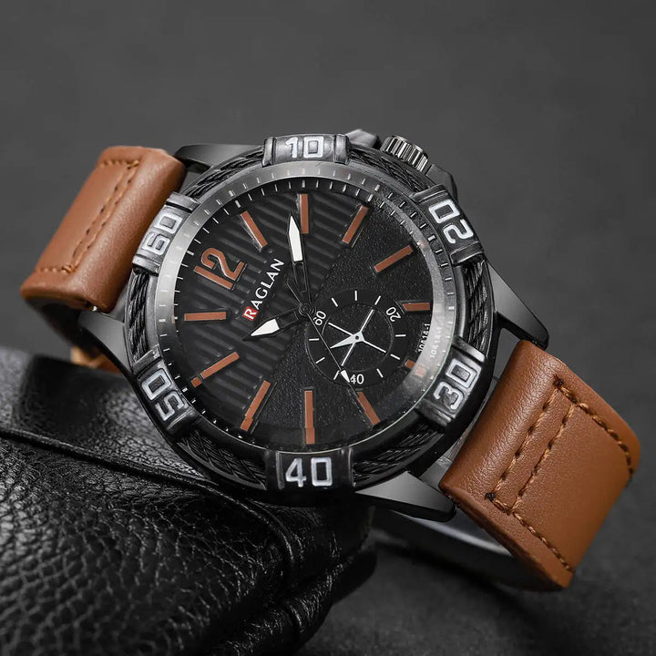 Timeless Alloy Leather Watch 1