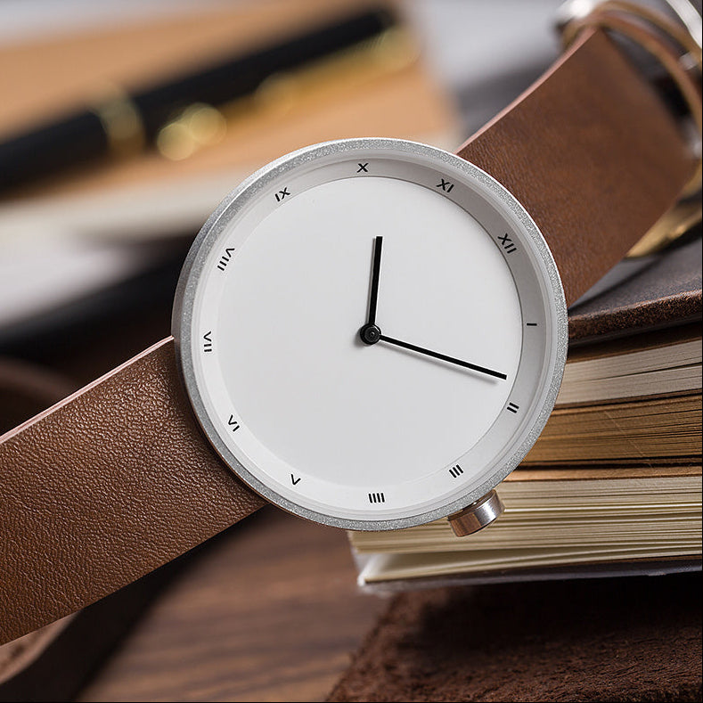 Timeless Alloy Leather Watch 1