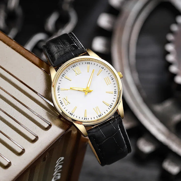 Timeless Alloy Leather Watch 2