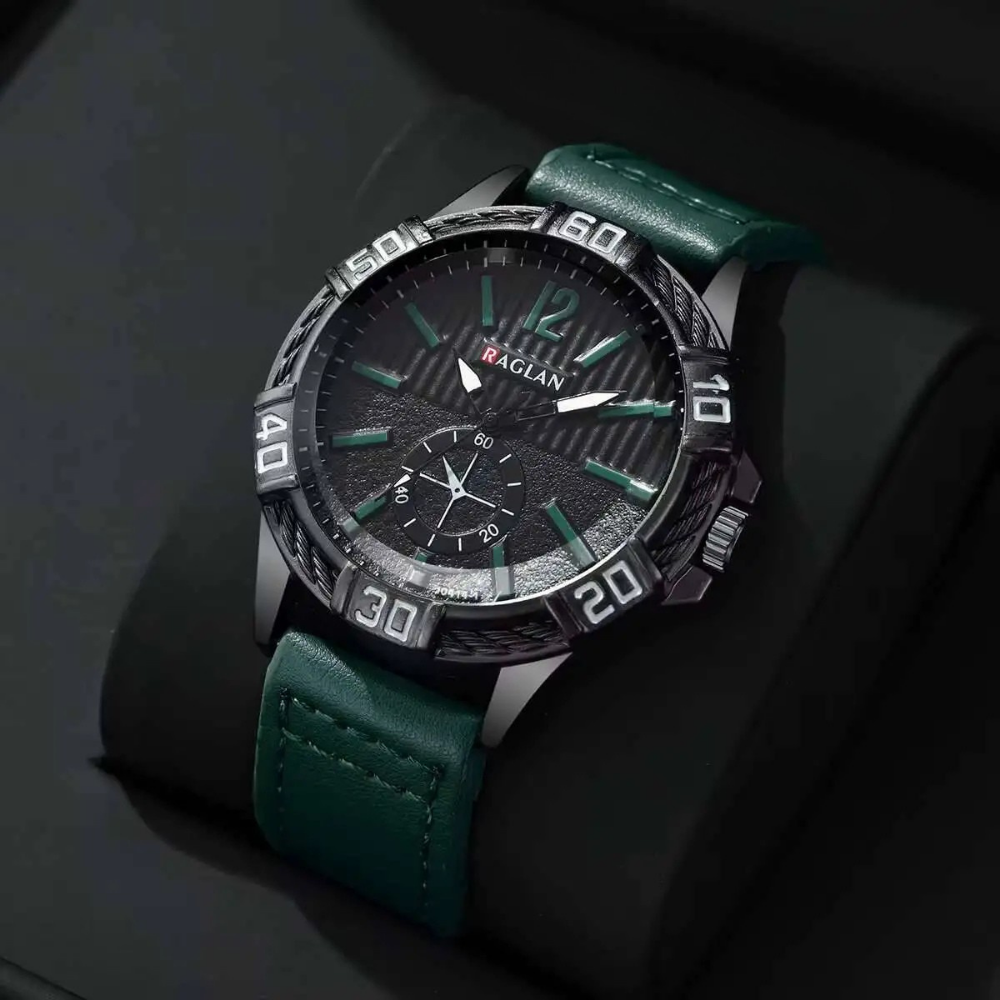 Timeless Alloy Leather Watch 6