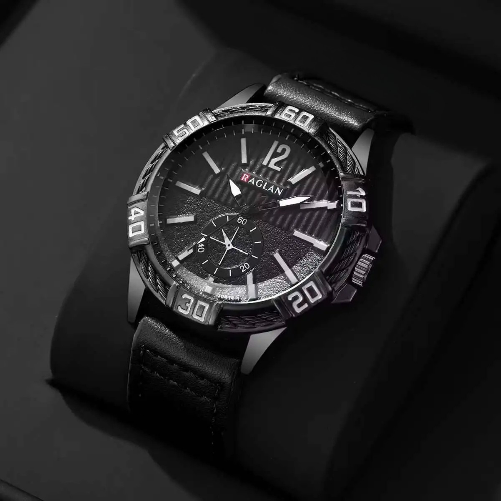 Timeless Alloy Leather Watch 9