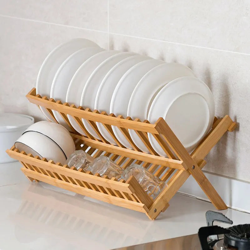 Timeless Bamboo Dish Rack 0