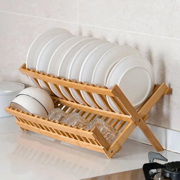 Timeless Bamboo Dish Rack 0
