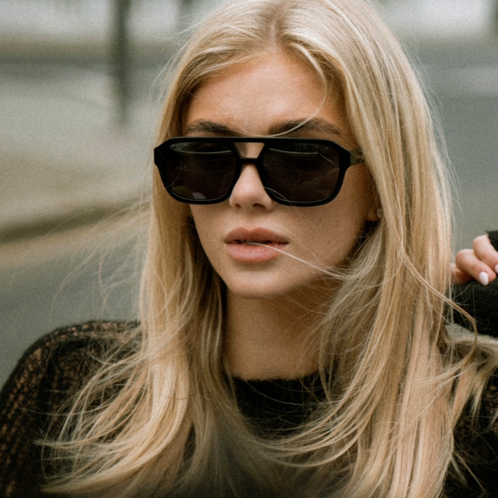 Timeless Black Acetate Sunglasses 2