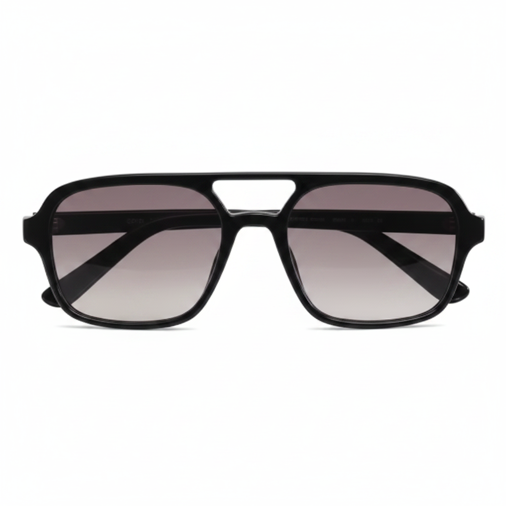 Timeless Black Acetate Sunglasses 5