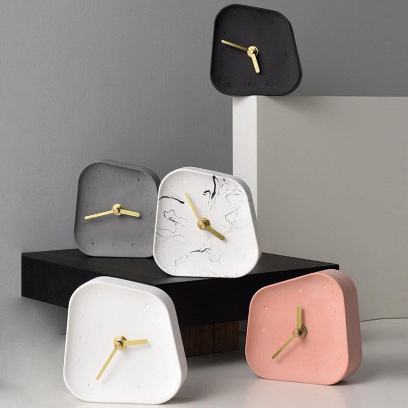 Timeless Cement Desk Clock 1