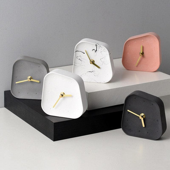 Timeless Cement Desk Clock 2