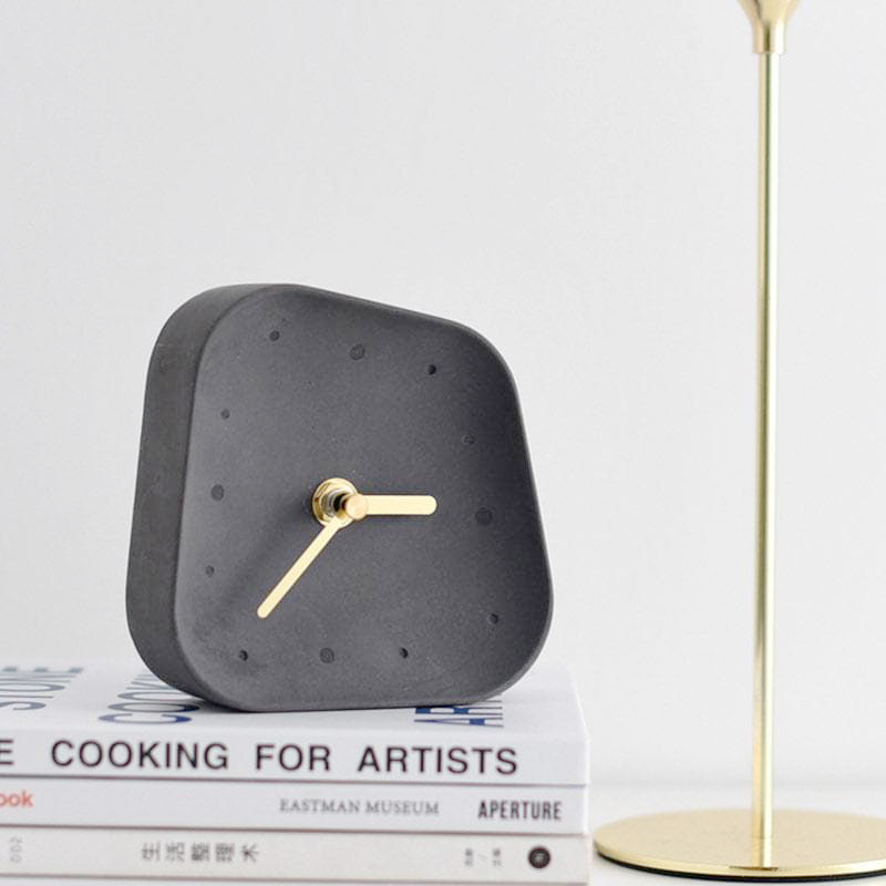 Timeless Cement Desk Clock 4