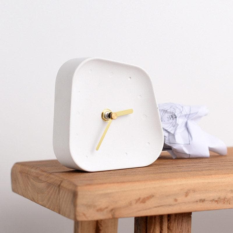 Timeless Cement Desk Clock 6