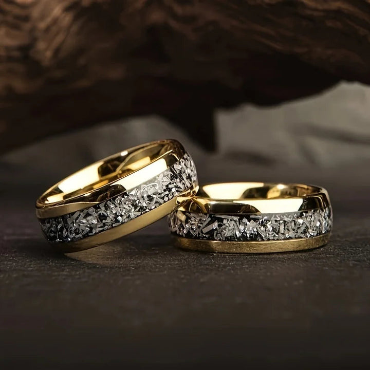 Timeless Gold-Plated Stainless Steel Ring 1