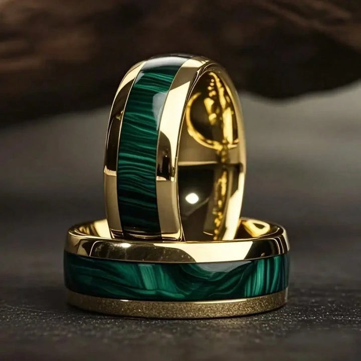 Timeless Gold-Plated Stainless Steel Ring 10