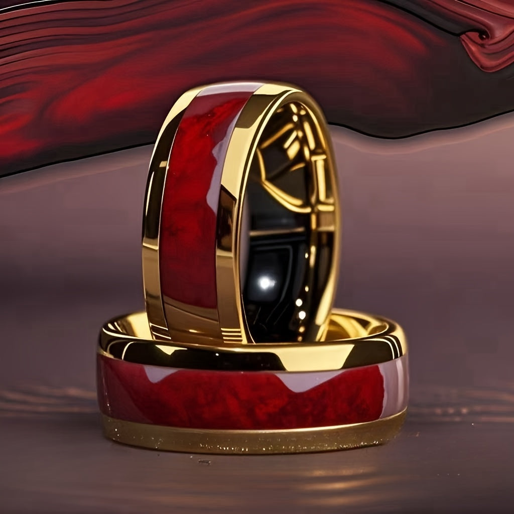 Timeless Gold-Plated Stainless Steel Ring 11