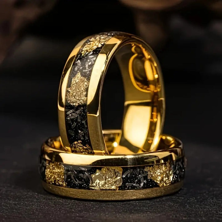 Timeless Gold-Plated Stainless Steel Ring 5