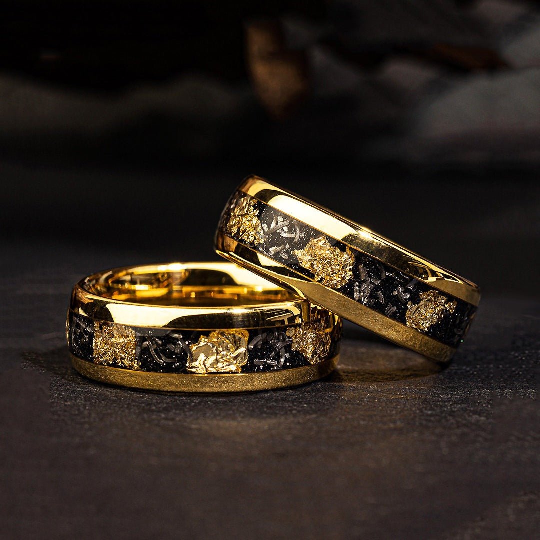 Timeless Gold-Plated Stainless Steel Ring 6