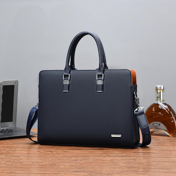 Timeless Leather Laptop Work Bag 1