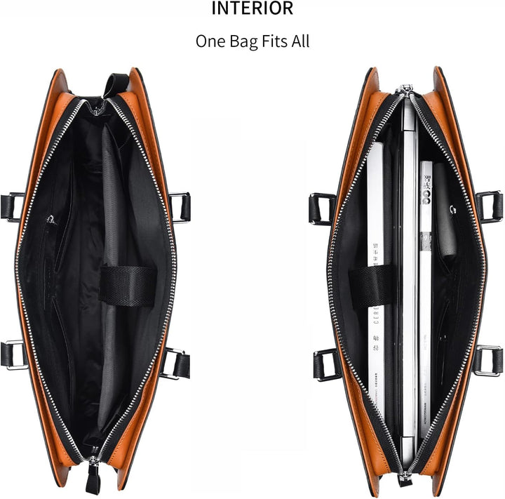 Timeless Leather Laptop Work Bag 2