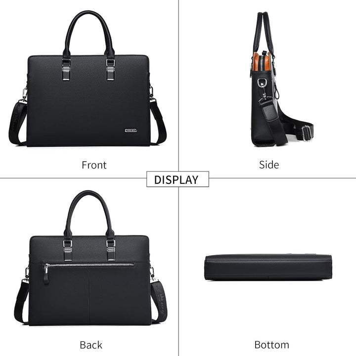 Timeless Leather Laptop Work Bag 5
