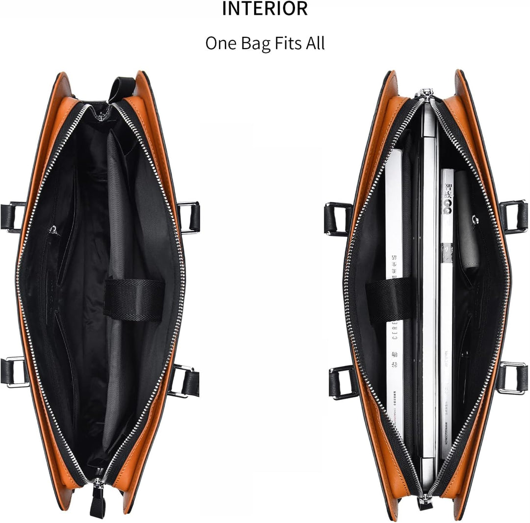 Timeless Leather Laptop Work Bag 7