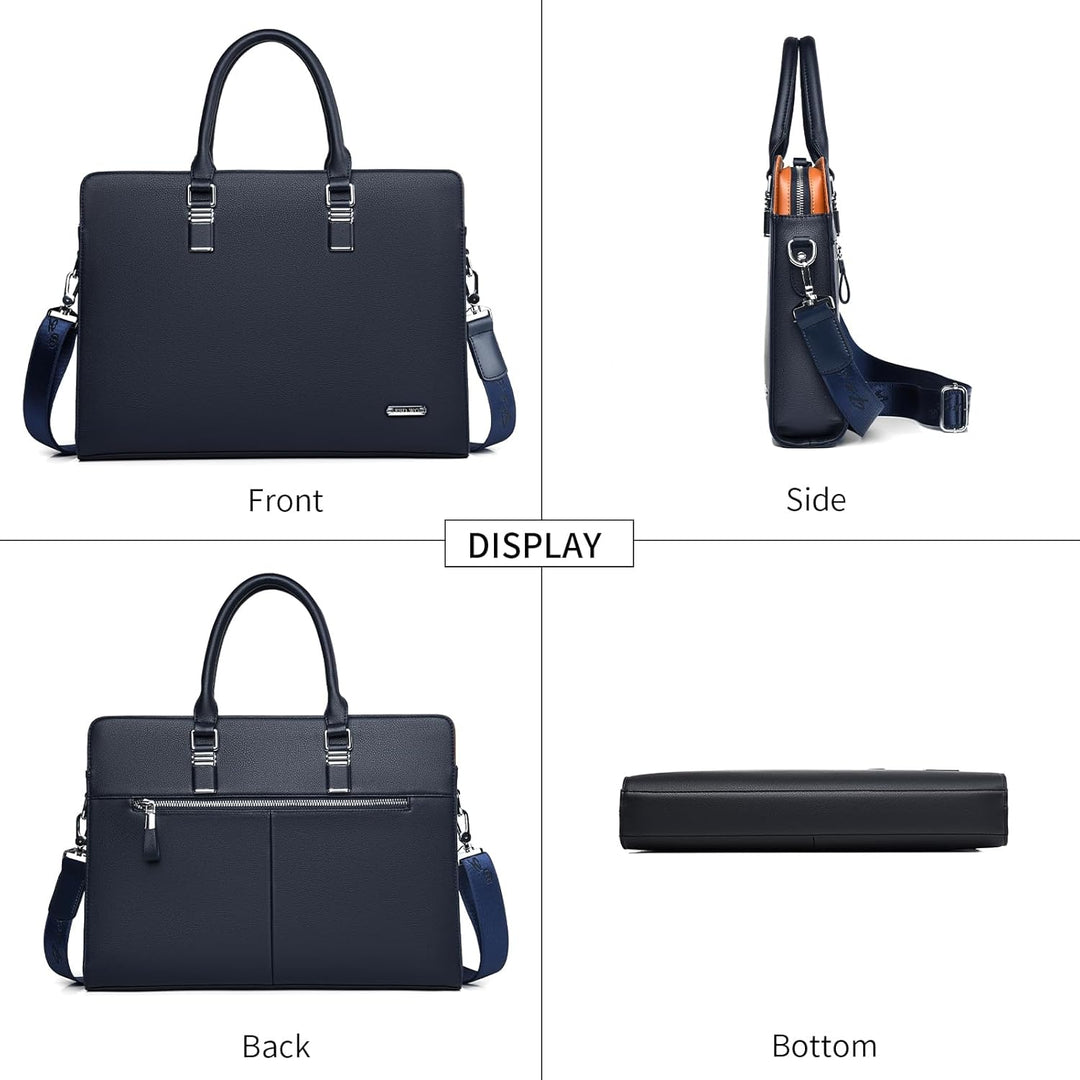 Timeless Leather Laptop Work Bag 8