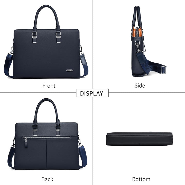 Timeless Leather Laptop Work Bag 8