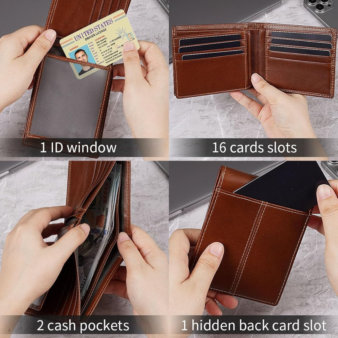 Timeless Leather RFID Wallet 7