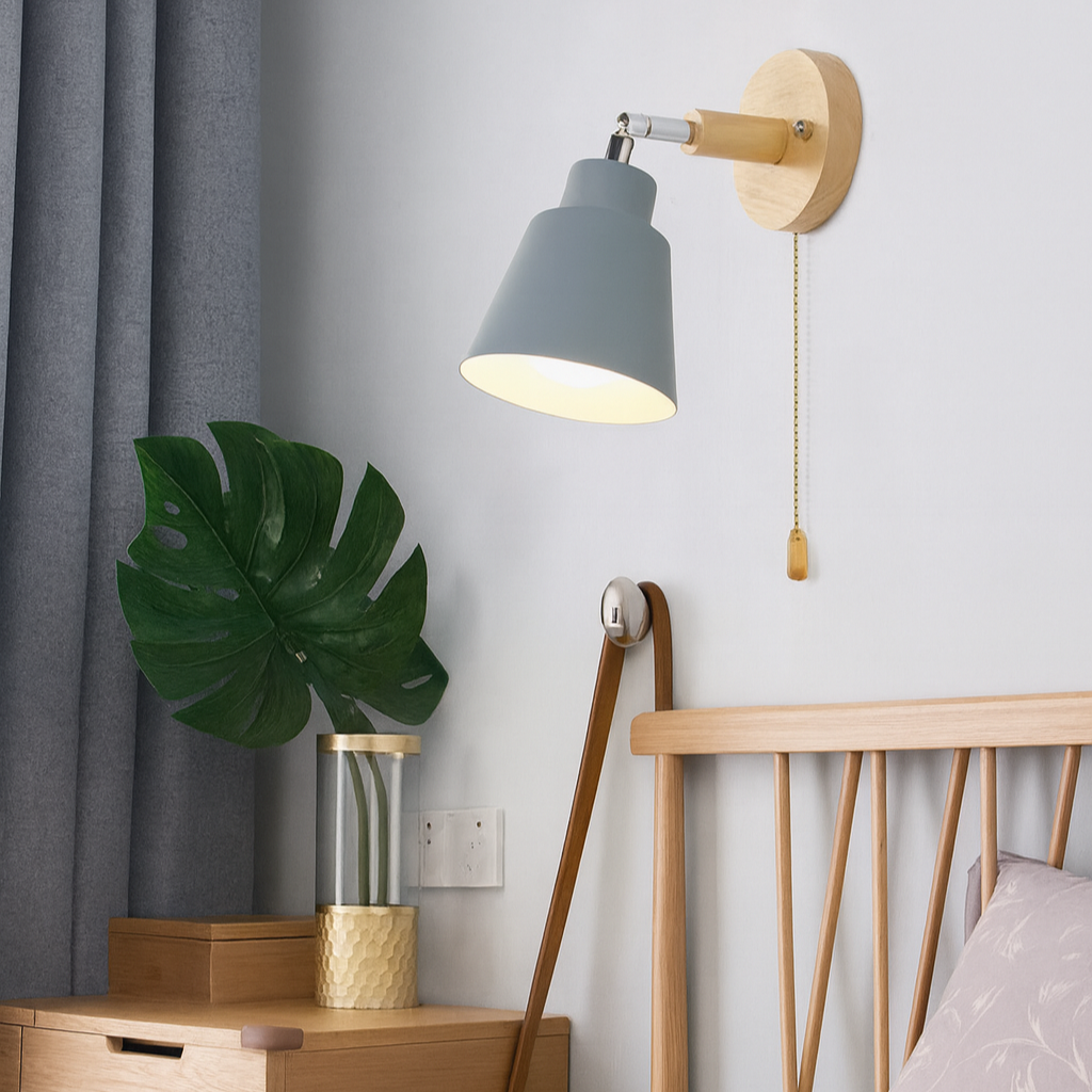 Timeless Metal And Wood Sconce 1