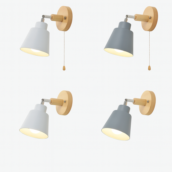 Timeless Metal And Wood Sconce 8