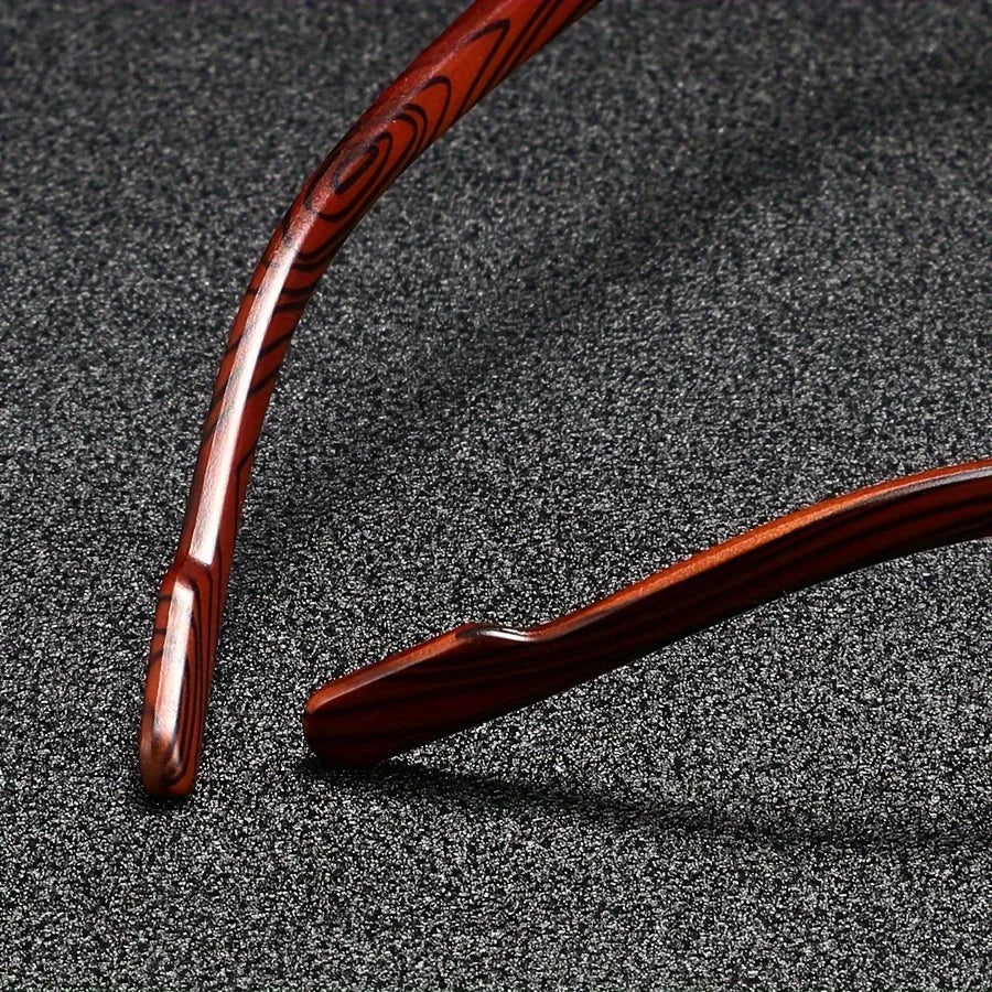 Timeless Metal Wood Sunglasses 3