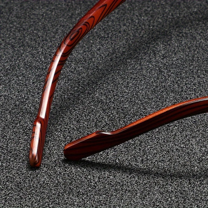 Timeless Metal Wood Sunglasses 3