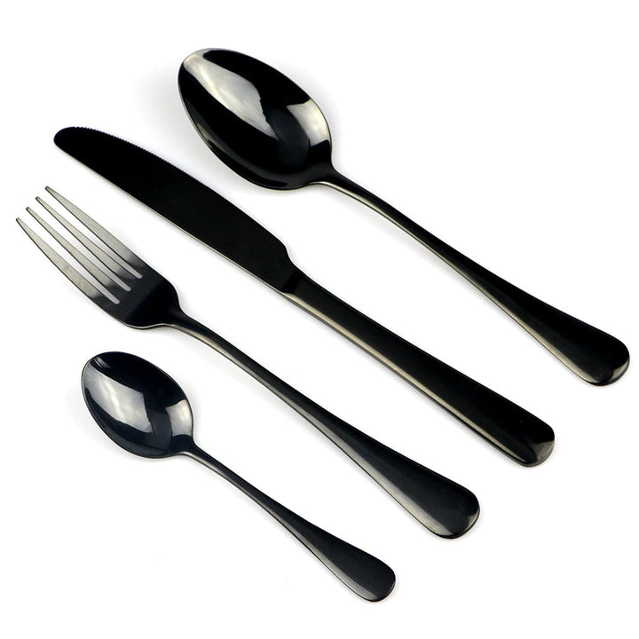 Timeless Obsidian Silverware Set 0