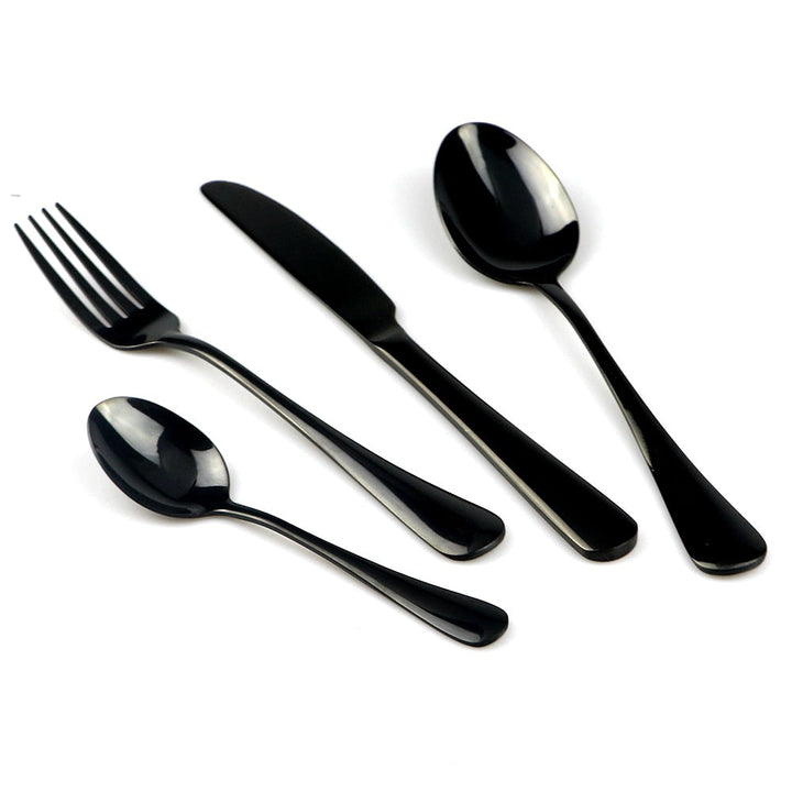 Timeless Obsidian Silverware Set 1