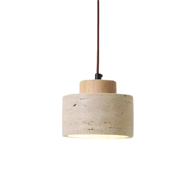 Timeless Travertine Pendant Light 1
