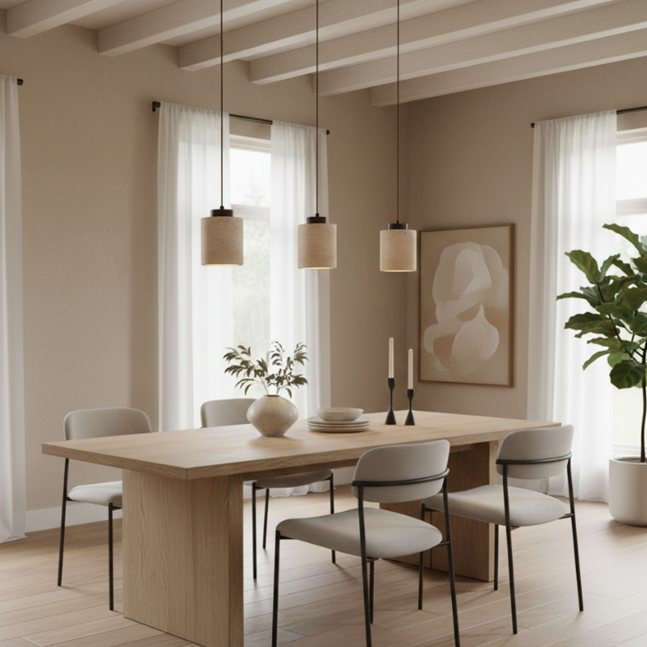 Timeless Travertine Pendant Light 7