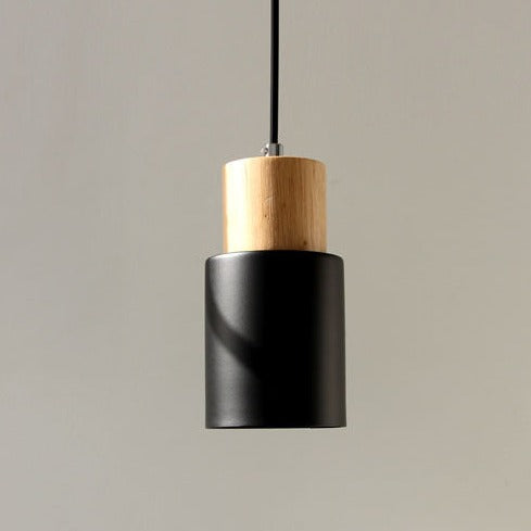 Timeless Wood and Metal Pendant 2