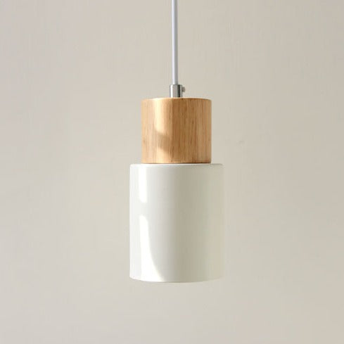Timeless Wood and Metal Pendant 3