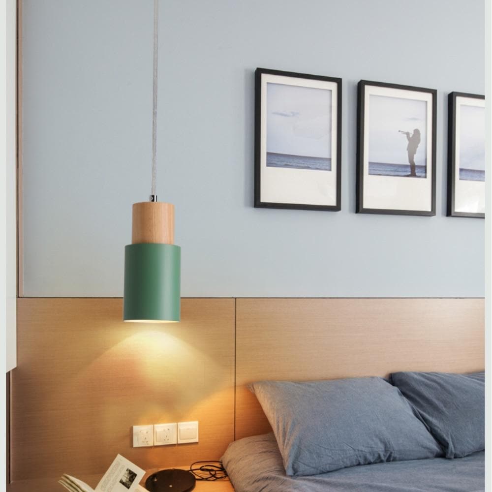 Timeless Wood and Metal Pendant 5