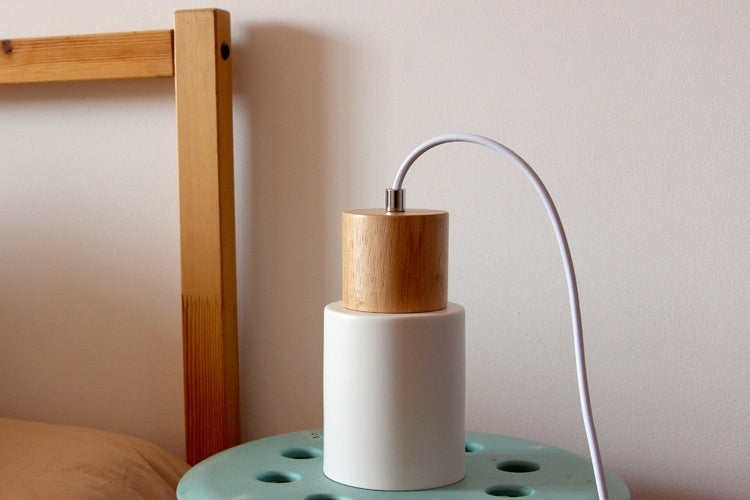 Timeless Wood and Metal Pendant 6