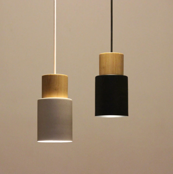 Timeless Wood and Metal Pendant 7