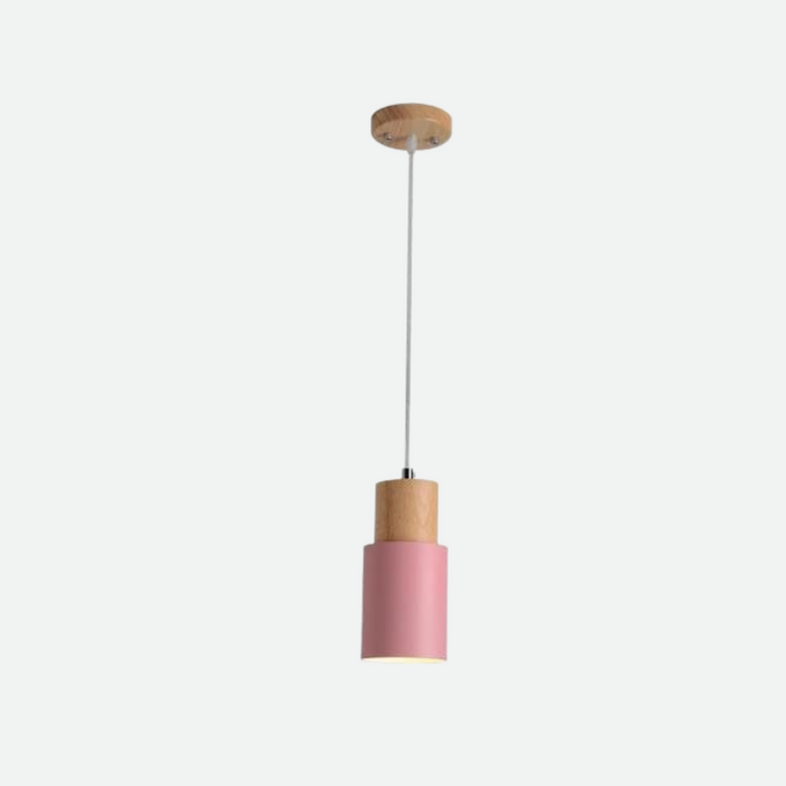 Timeless Wood and Metal Pendant 9