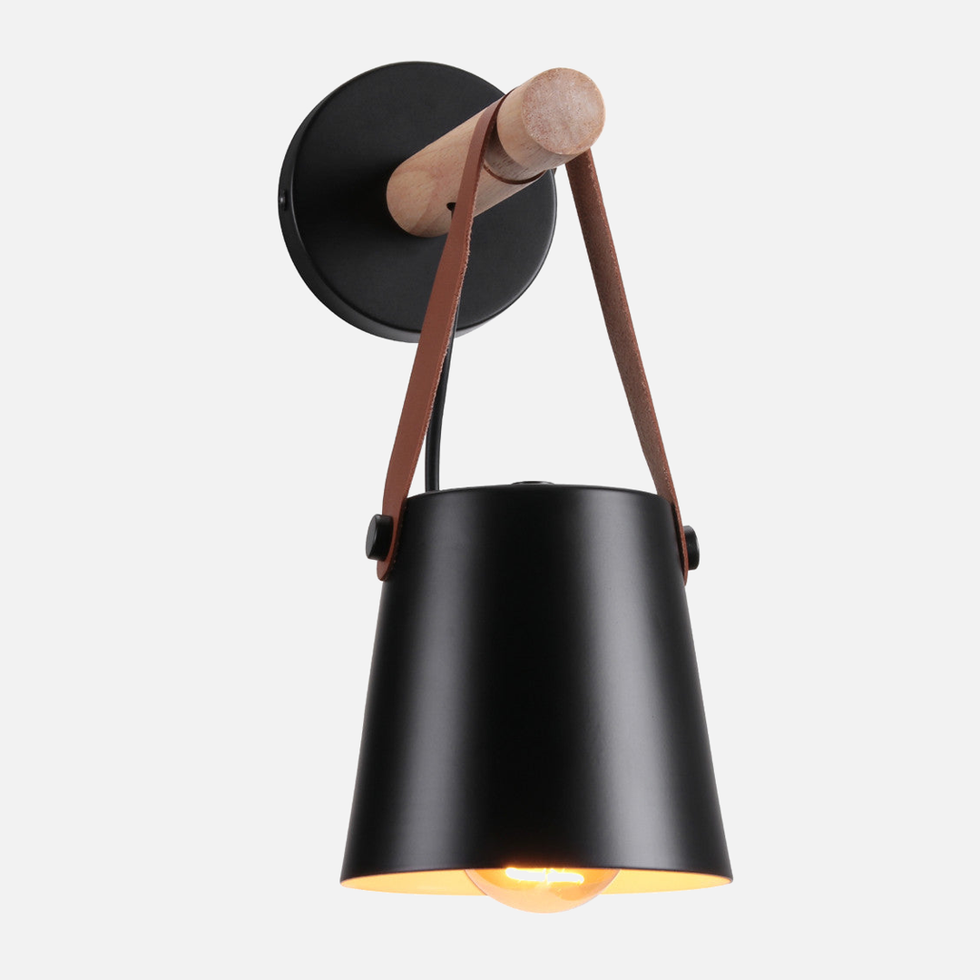 Timeless Wood and Metal Wall Sconce 0