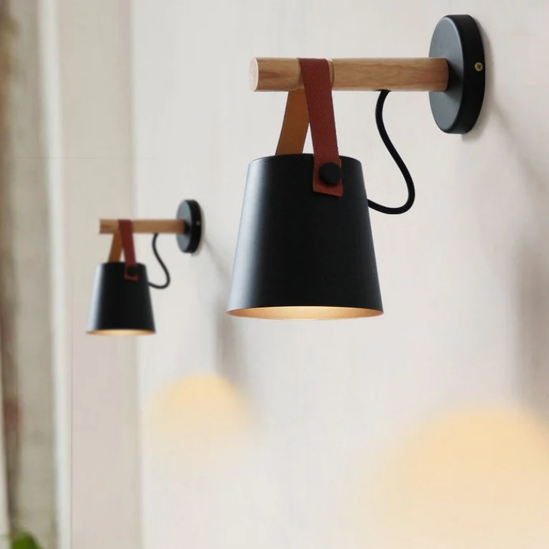 Timeless Wood and Metal Wall Sconce 1