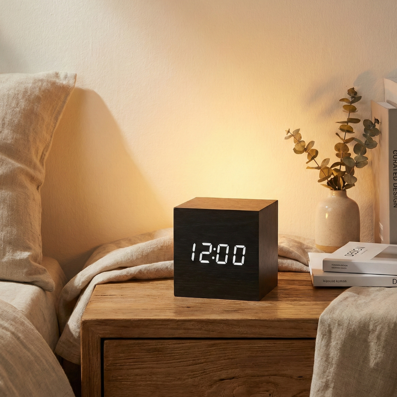 Timeless Wooden Digital Clock 0