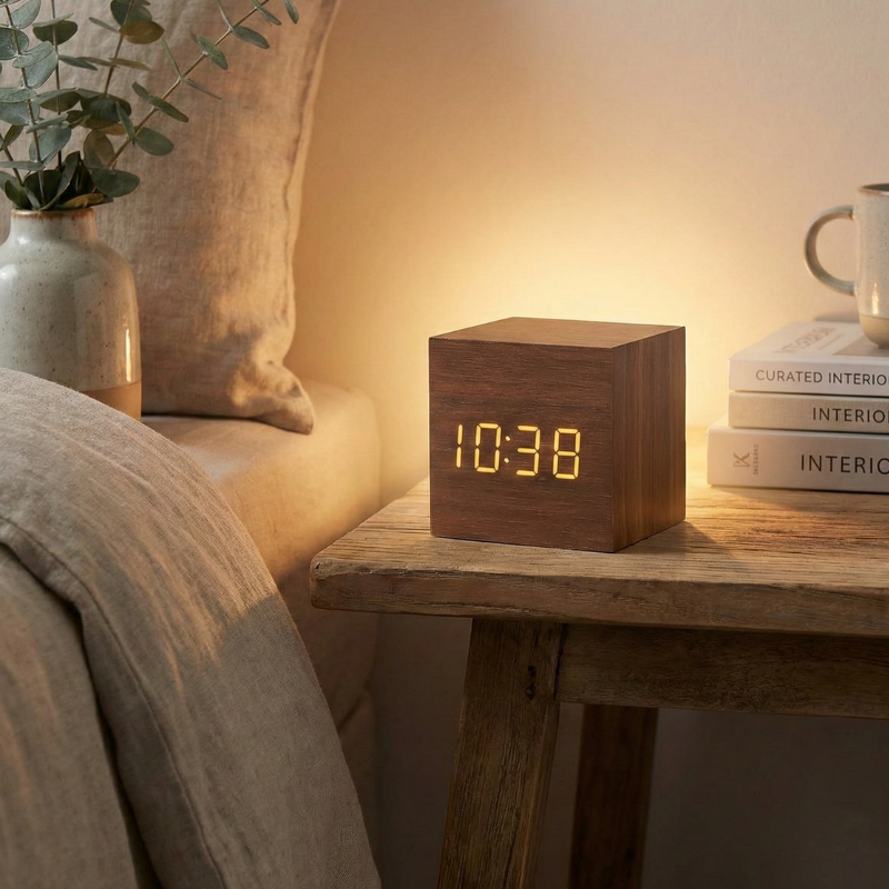 Timeless Wooden Digital Clock 1