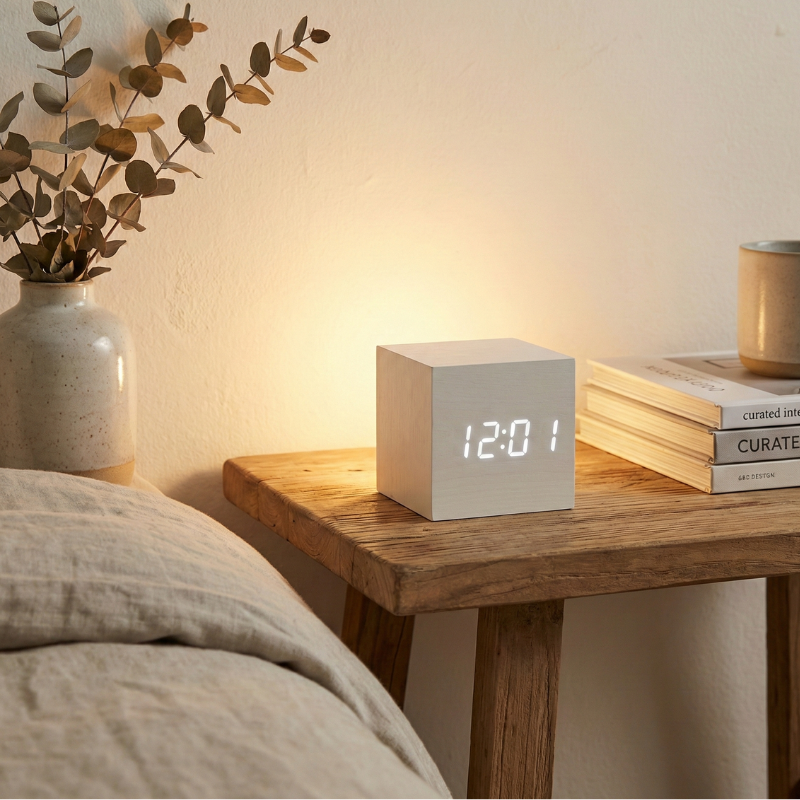 Timeless Wooden Digital Clock 2