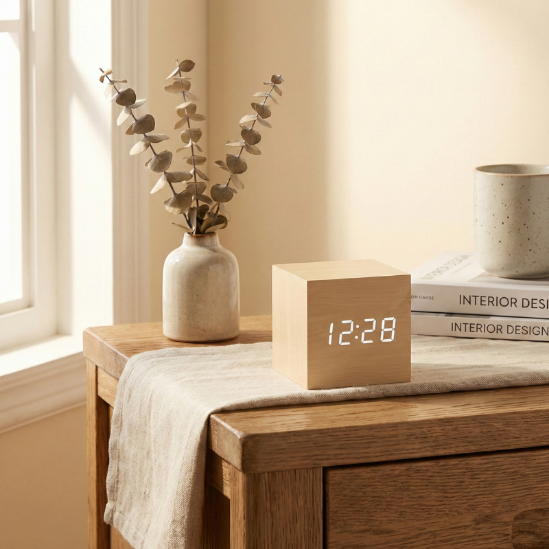 Timeless Wooden Digital Clock 3