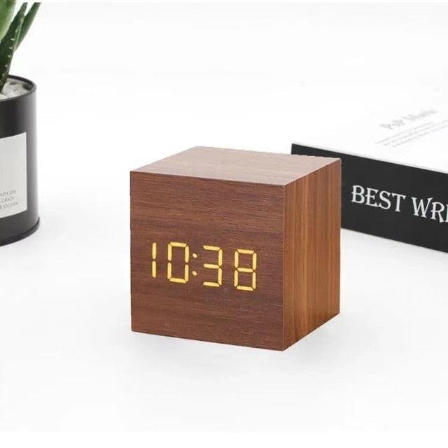 Timeless Wooden Digital Clock 8