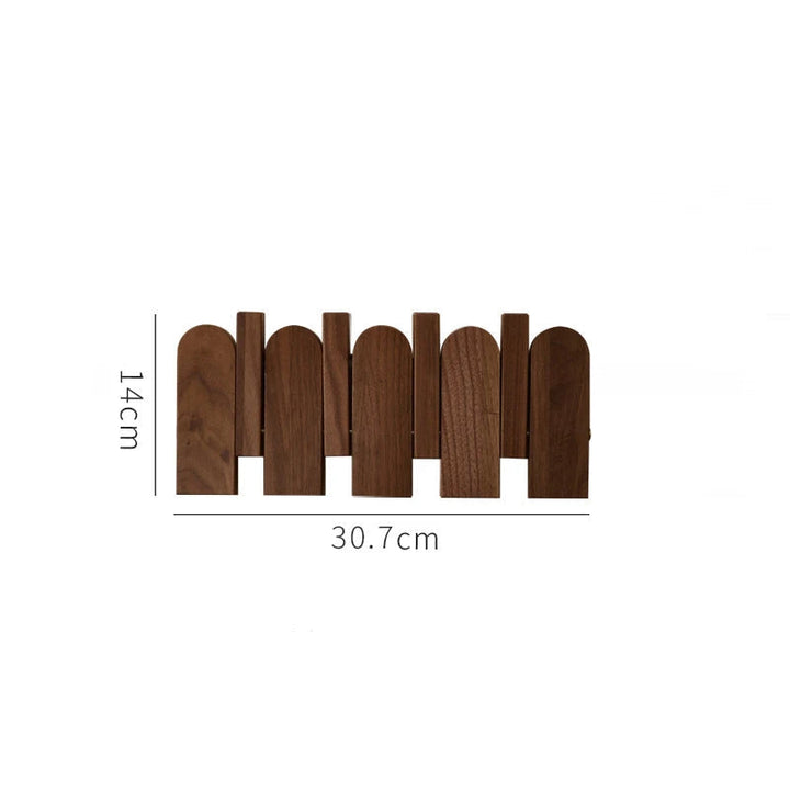 Timeless Wooden Hook Rack 0