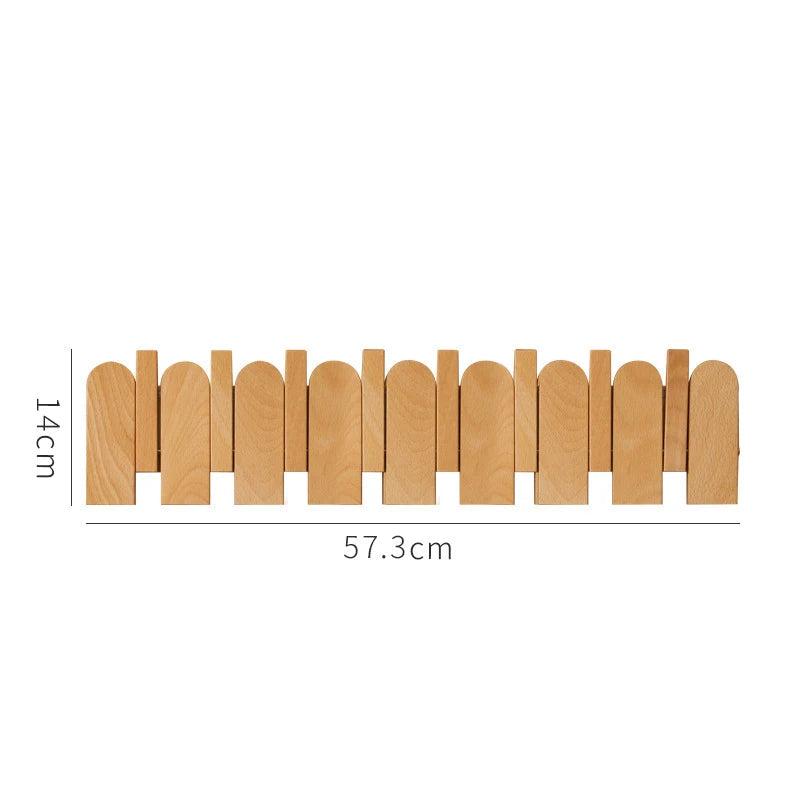 Timeless Wooden Hook Rack 4