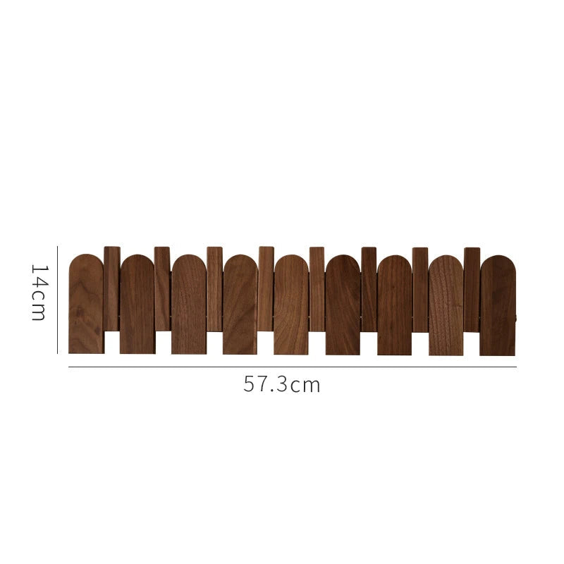 Timeless Wooden Hook Rack 7